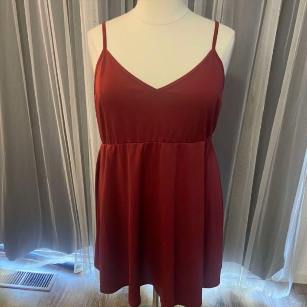 Torrid Maroon slip dress size 3